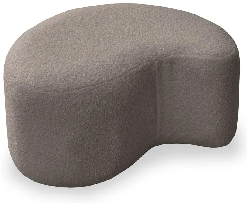 Кафява табуретка от плат букле Miuf - Miuform