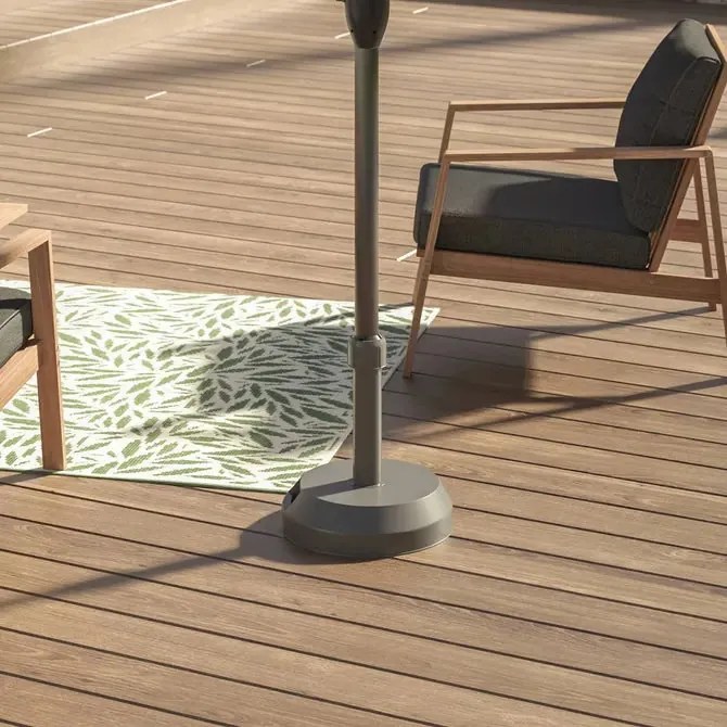 Прав накланящ се чадър Hesperide Loompa, 2x3 m - Пшеница