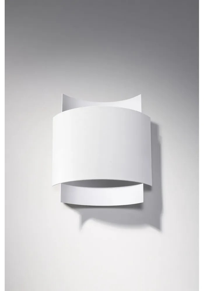 Бяла стенна лампа Forgmi - Sollux