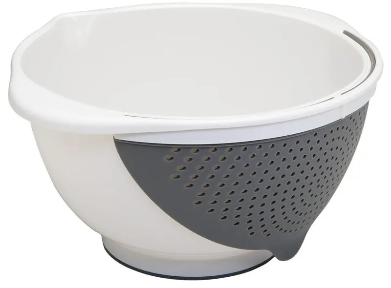 Бяла купа с цедка 2в1 , Ø 28 cm - Metaltex