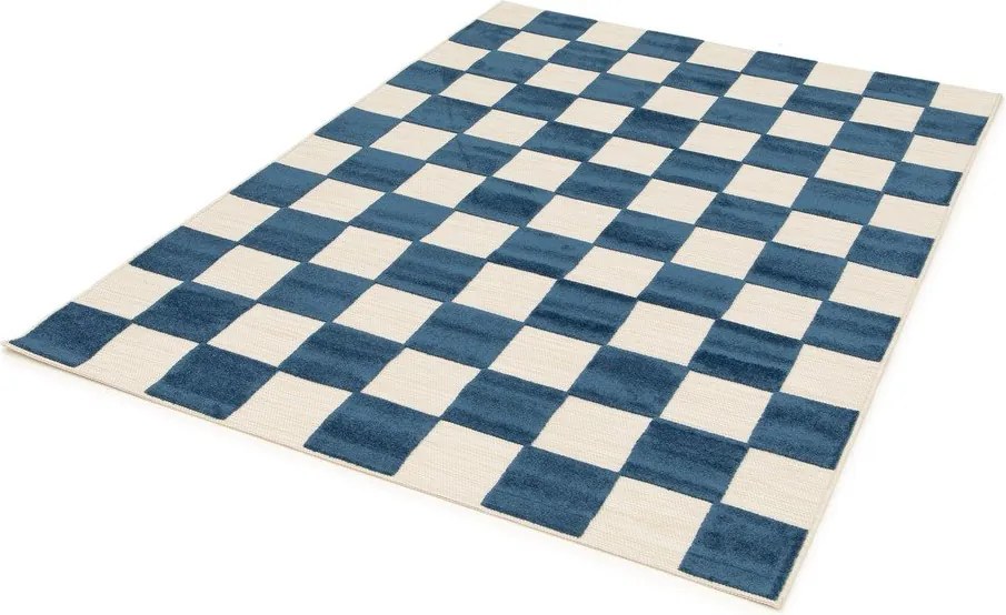 Син/кремав килим за открито и закрито 160x230 cm Cuadros – Universal