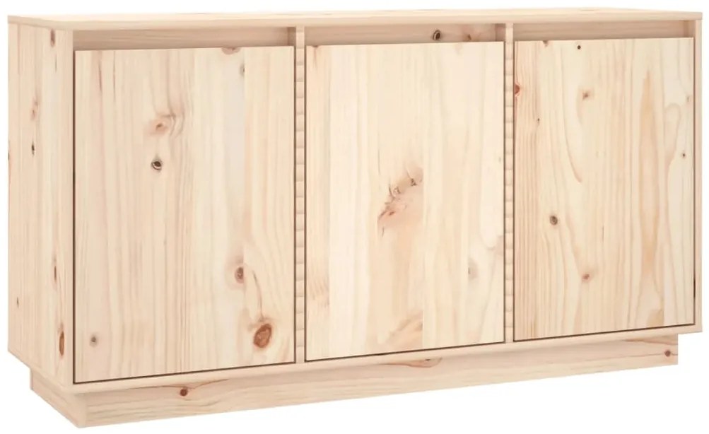 813809 vidaXL Сайдборд, 111x34x60 см, бор масив