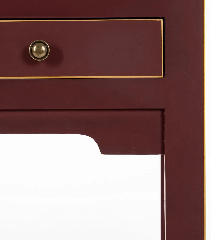 Кафява конзолна маса 26x63 cm Diana – Ixia