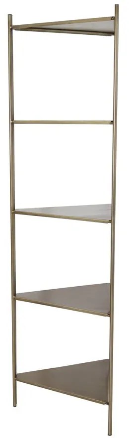 Метален шкаф за книги в златист цвят 58,5x200 см Display - Light &amp; Living