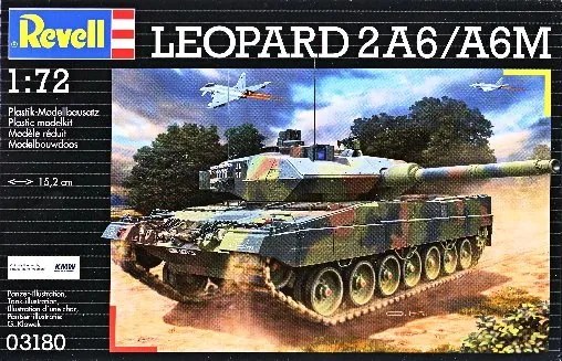 Revell - Сглобяем модел Танк Леопард 2А6/А6М R03180