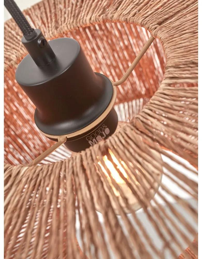 Подова лампа с абажур от юта в естествен цвят (височина 150 cm) Iguazu - Good&amp;Mojo