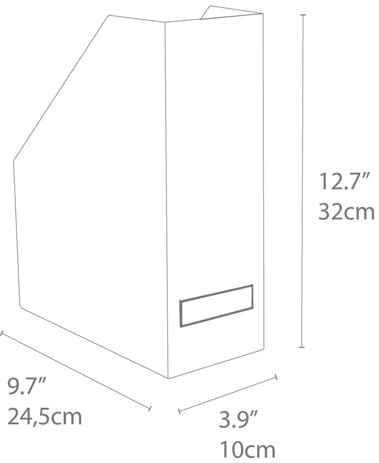 Органайзер за документи в златно и бяло Estelle Viktoria - Bigso Box of Sweden