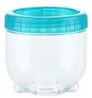 Кутия за храна INTERLOCK 0,5 л, тюркоаз/прозрачна