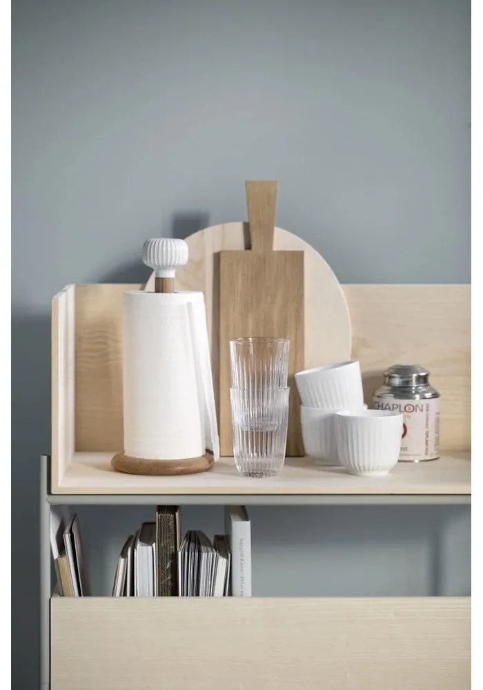 Стойка за хартиени кърпи от дъбово дърво с детайл от бял порцелан Hammershoi Hammershøi - Kähler Design