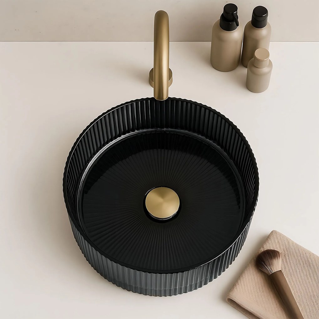 Умивалник за плот Rea Ingrid 36 Black