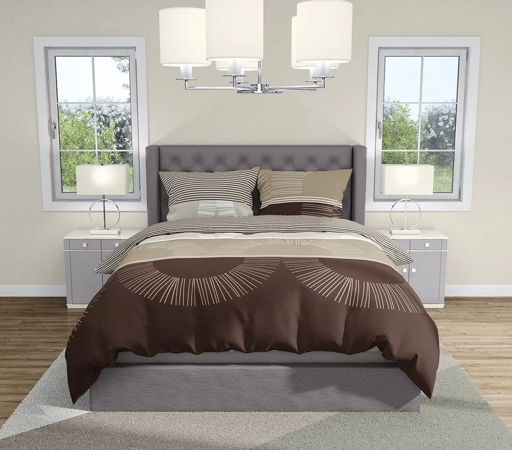 Спално Бельо МОКАЧИНО, 100% Памук Ранфорс, 4 части