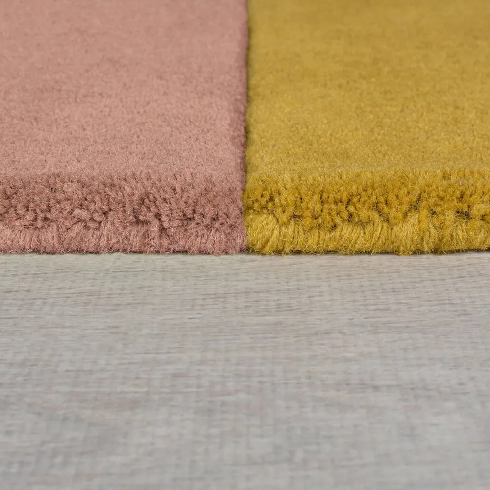 Син ръчно изработен вълнен килим 150x240 cm Lozenge Bright Multi – Flair Rugs