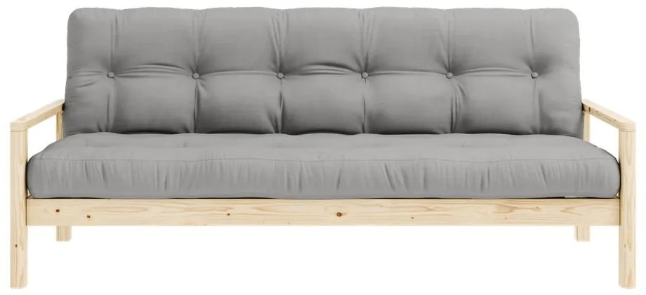 Сив разтегателен диван 205 cm Knob - Karup Design