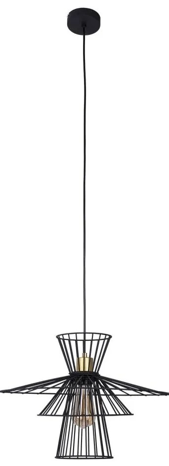 Пендел TAREK 1xE27/40W/230V черен