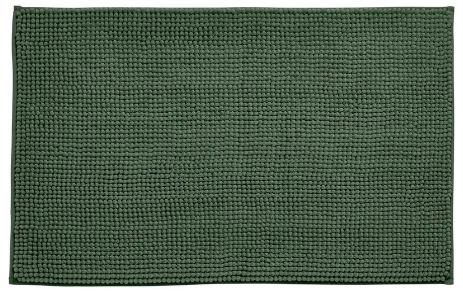 Тъмнозелен килим за баня 50x80 cm Bobble – Catherine Lansfield