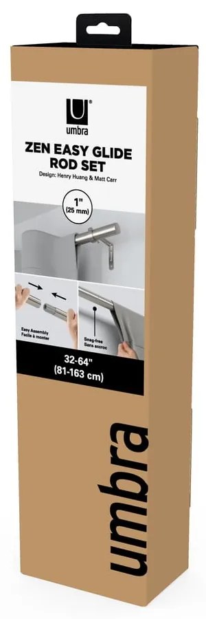 Стоманен разширяем прът за завеси 81 - 163 cm Zen – Umbra