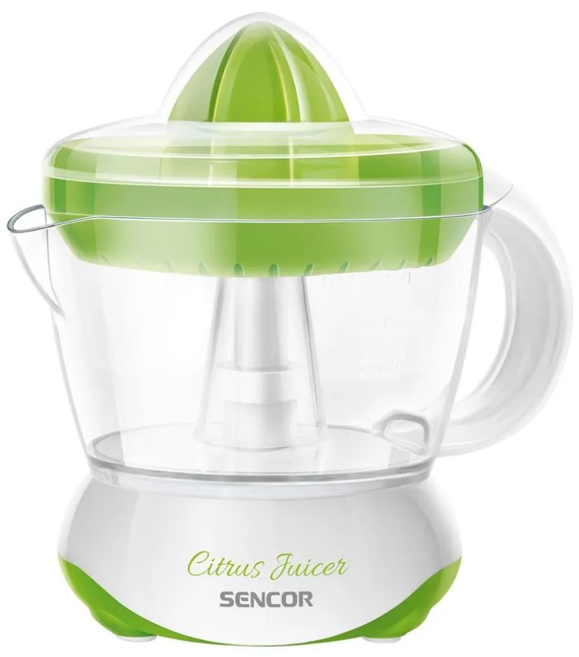 Sencor - Електрическа цитрус преса 0,7 l 40W/230V бяла/зелена