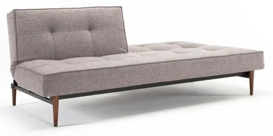 Сив диван-легло с дървена основа Innovation Splitback Mixed Dance Grey