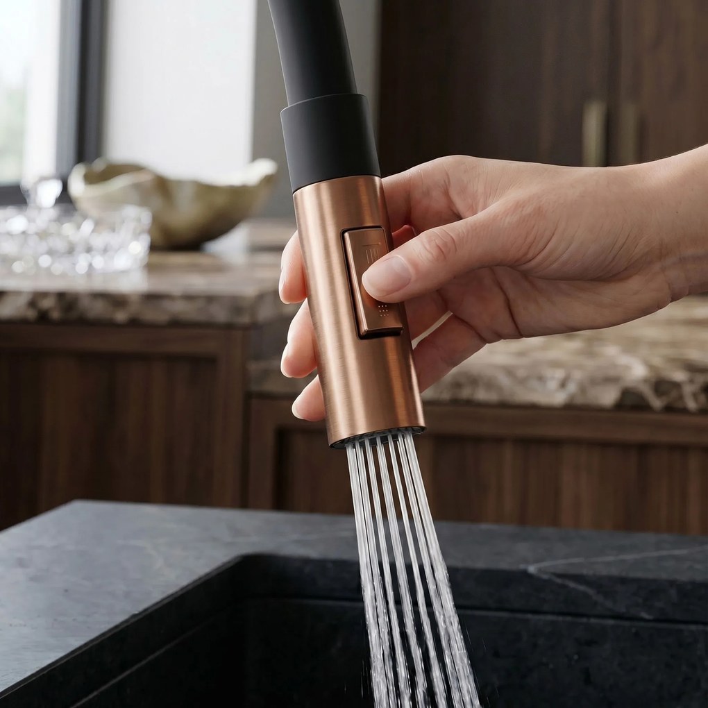 Смесител за кухня REA Lago Brush Copper