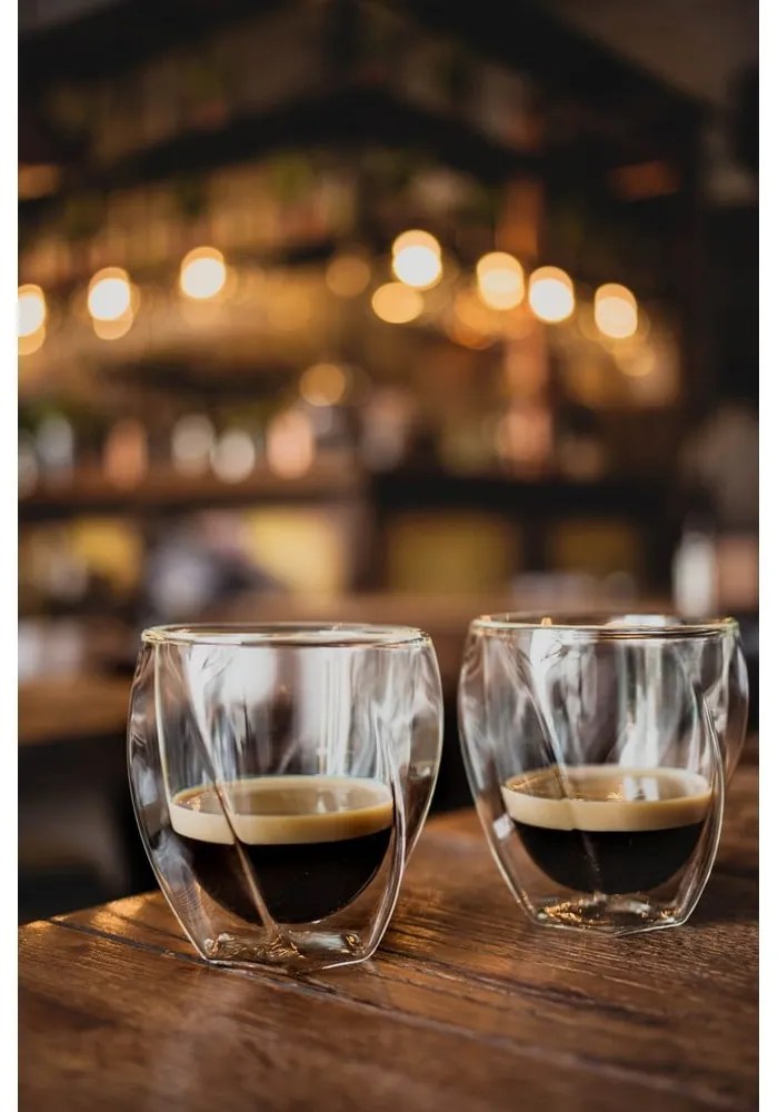 Чаши за капучино с двойни дъна в комплект от 2 бр. 250 ml Cristallo – Vialli Design