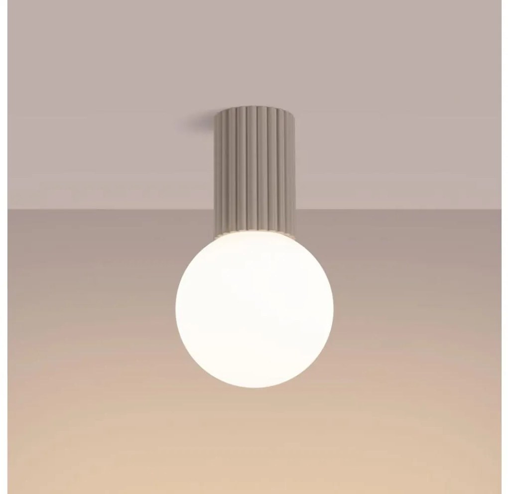 Sollux SL.1743 - Плафон за баня HALO 1xG9/8W/230V IP44 бежов