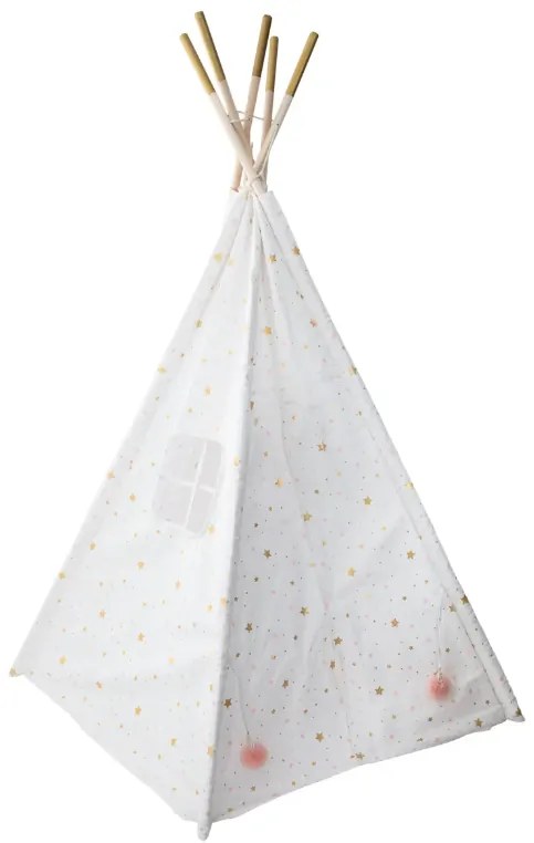 Детска палатка atmosphera Teepee, 130x130x160 cm - Розов