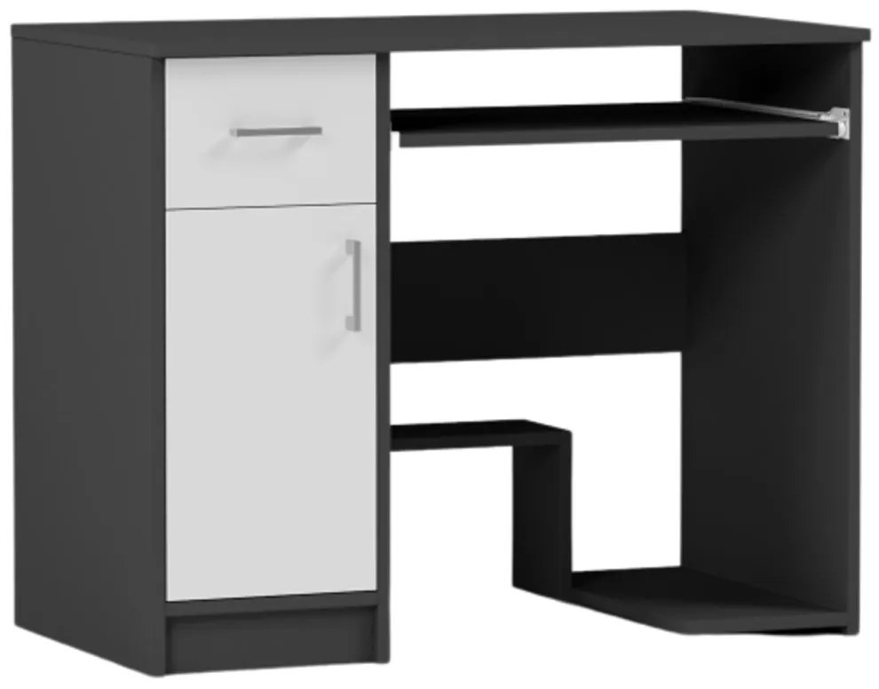 Модерно бюро за писане, компютърно бюро MODERN N-10 - различни цветови варианти aнтрацит