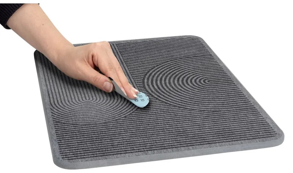 Сива тавичка за оттичане за съдовете от диатомична глина 40x30 cm Damon – Wenko