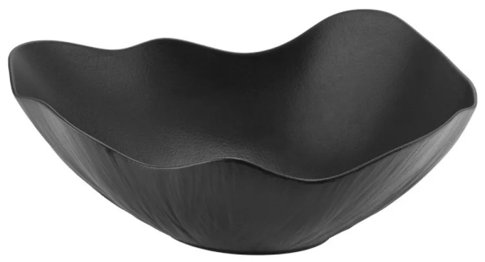 Horecano - Порцеланова купа асиметрична 46x31,5xh19,5см черна REN BUFFET-(HC-56929)