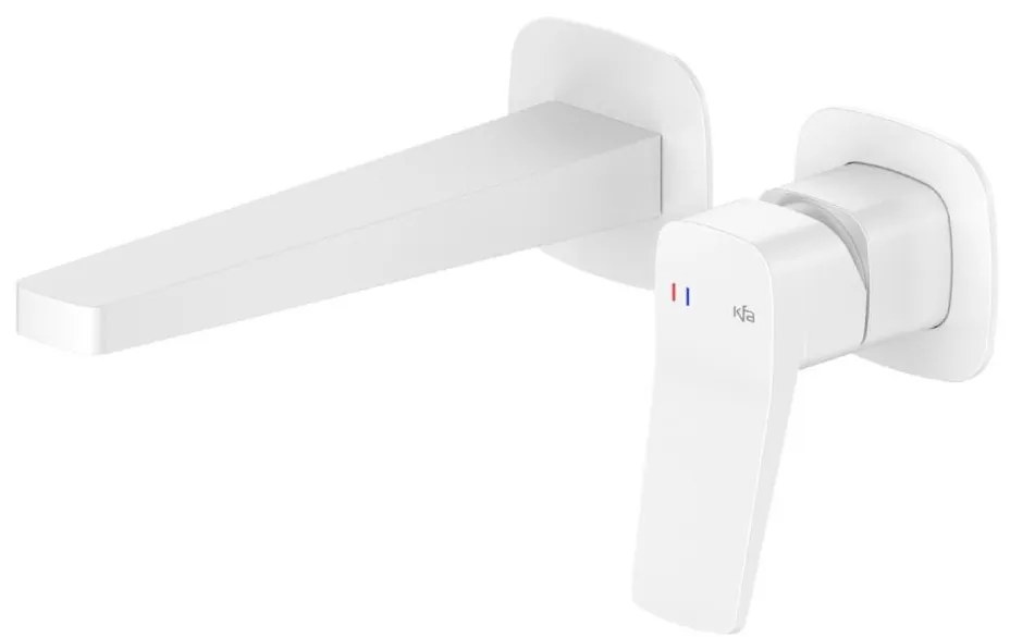 KFA Armatura 4529-810-44 - Мивен смесител за вграден монтаж MALAGA бял