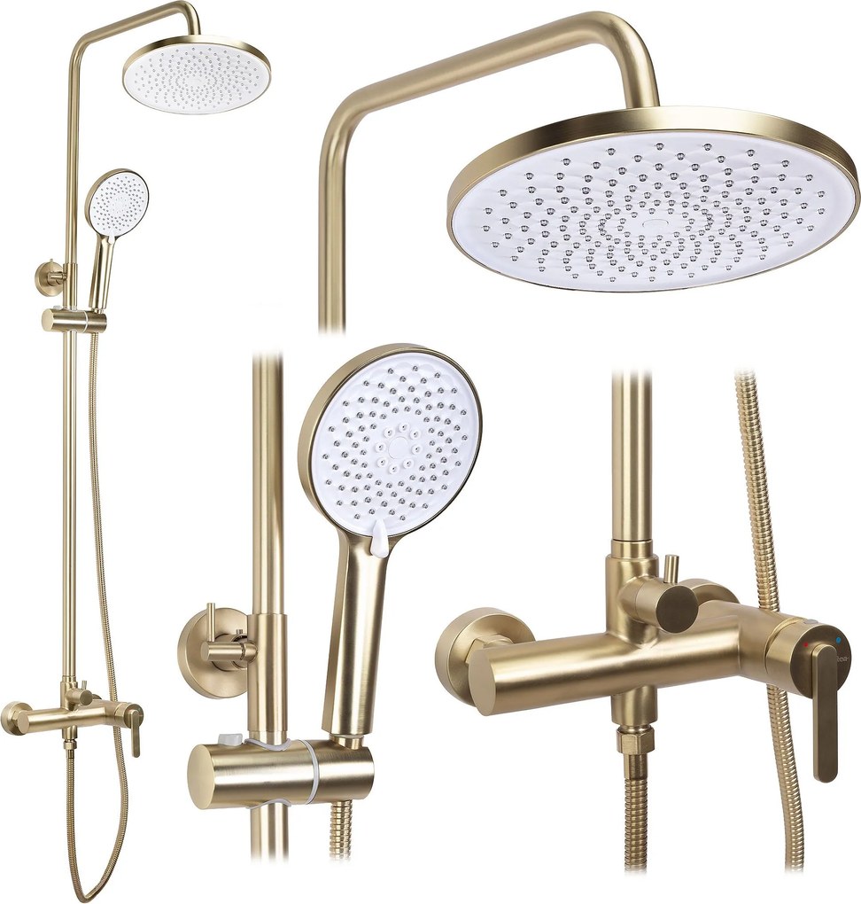 Комплект за душ Rea Ontario Brush Gold
