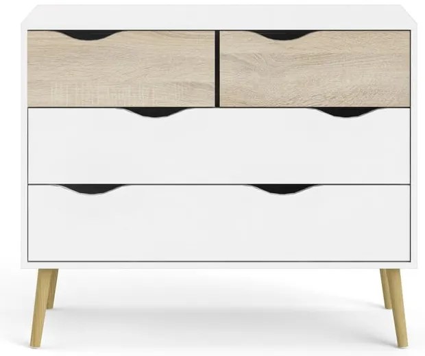 Бял скрин , 99 x 82 cm Oslo - Tvilum