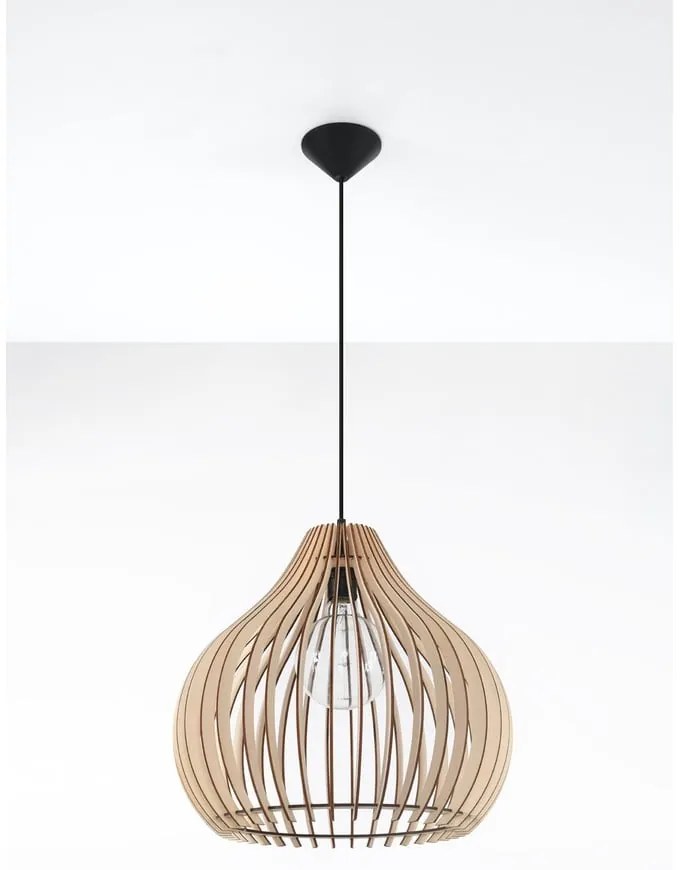 Бежово висящо осветително тяло Pantilla - Sollux