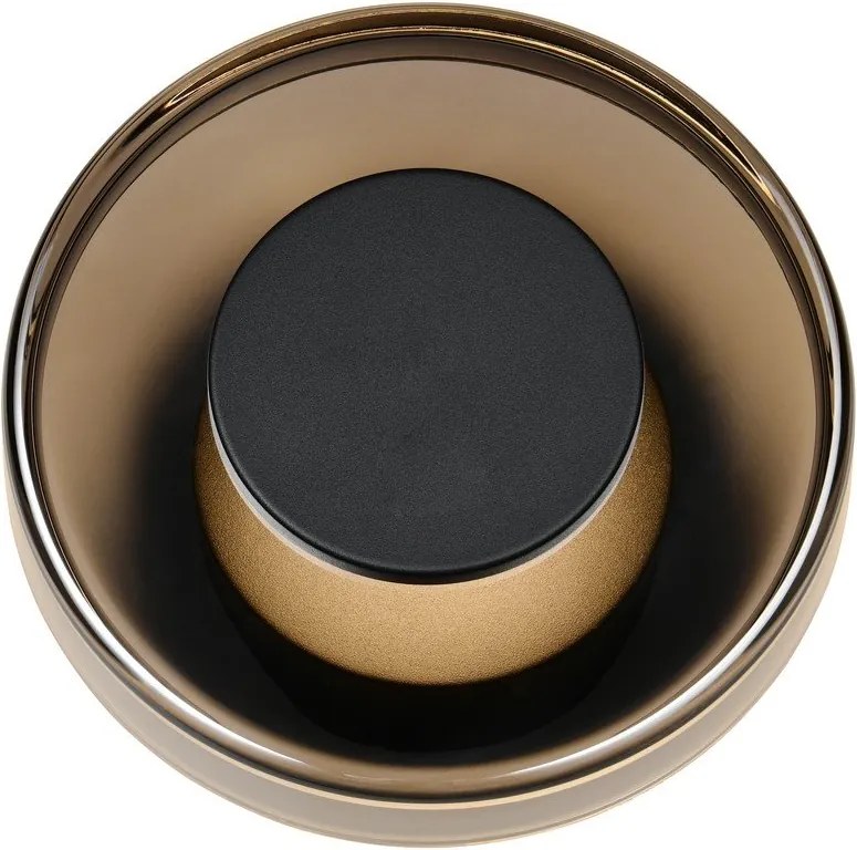 Матово черно LED затъмняваща се стенна лампа ø 22 cm Celeste – Trio