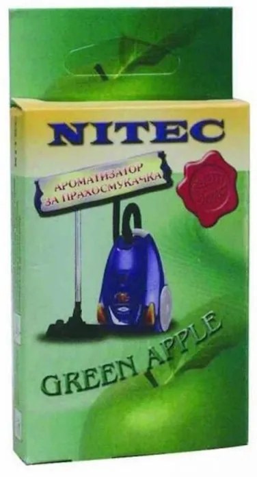 Ароматизатор за прахосмукачки NITEC М47, 3бр., Аромат Зелена ябълка