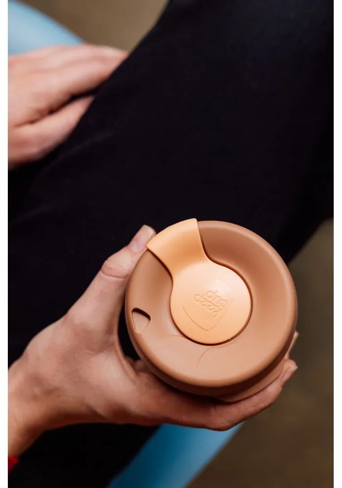 Розова/кафява чаша за път 227 ml Brew Frappe S – KeepCup