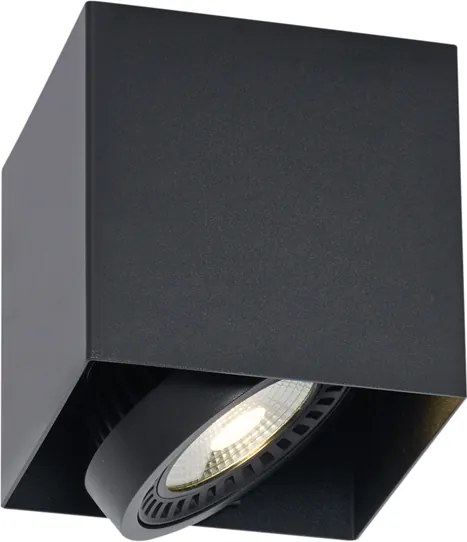 Модерен повърхностно монтиран прожектор черен вкл. LED димируем - Dionysos