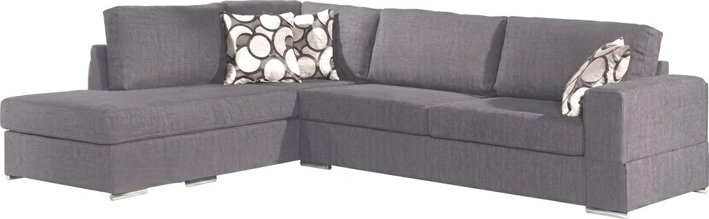 Ъгъл диван Must-Right-295φ 230β cm.-Light gray