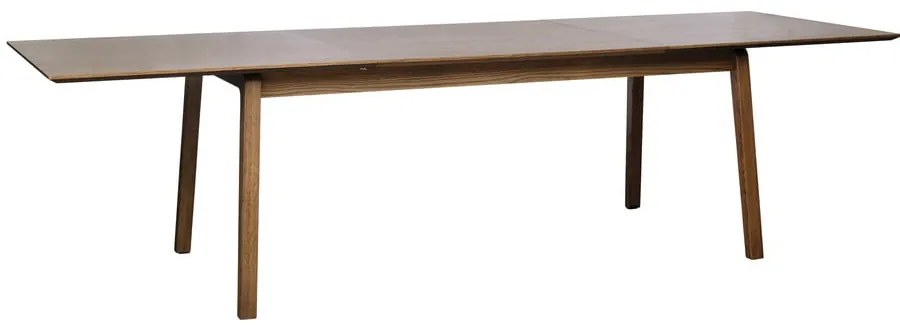 Сгъваема маса за хранене с дъбов плот 95x190 cm Baro - Unique Furniture