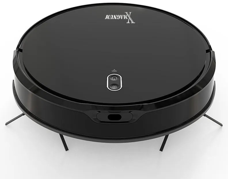 Прахосмукачка робот MAGNUM X, 40 W, 3000 Pa, Сухо и мокро почистване, 3-степенна филтрация, Wi-Fi, Функция График, Черен