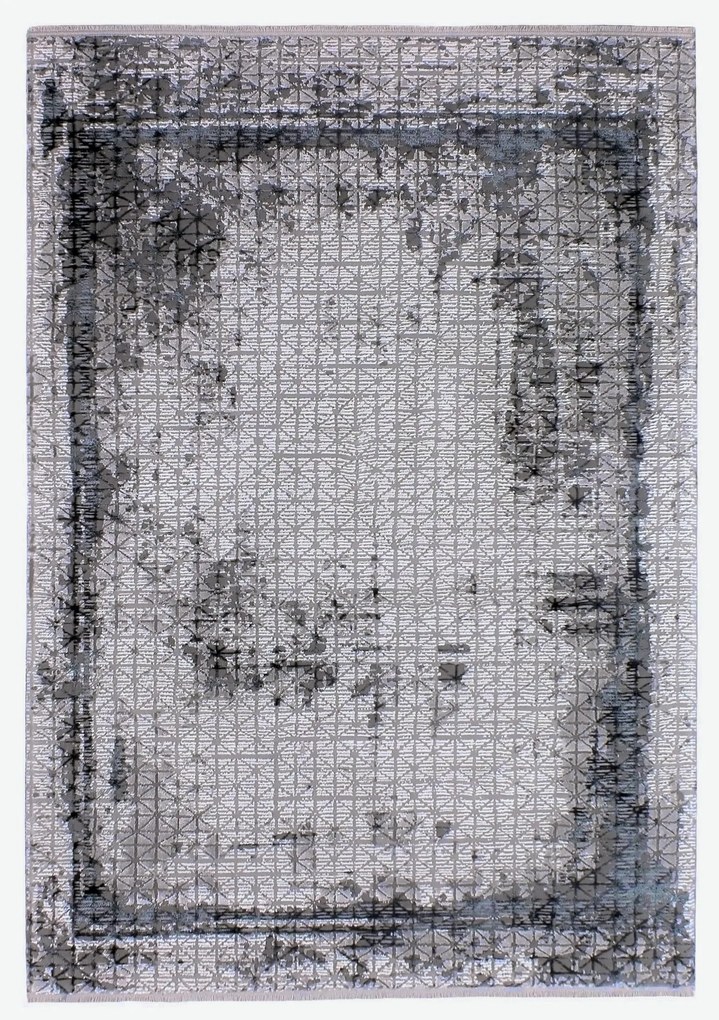 Килим (100 x 200) Leo 0075 Тъмно син
