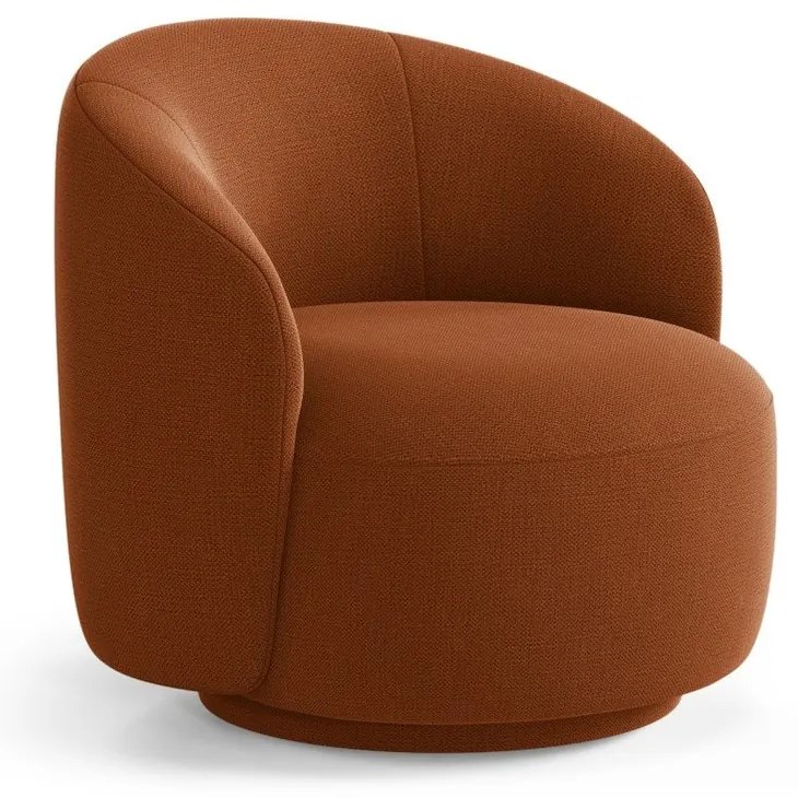 Въртящо се кресло в тухлен цвят Letizia – Micadoni