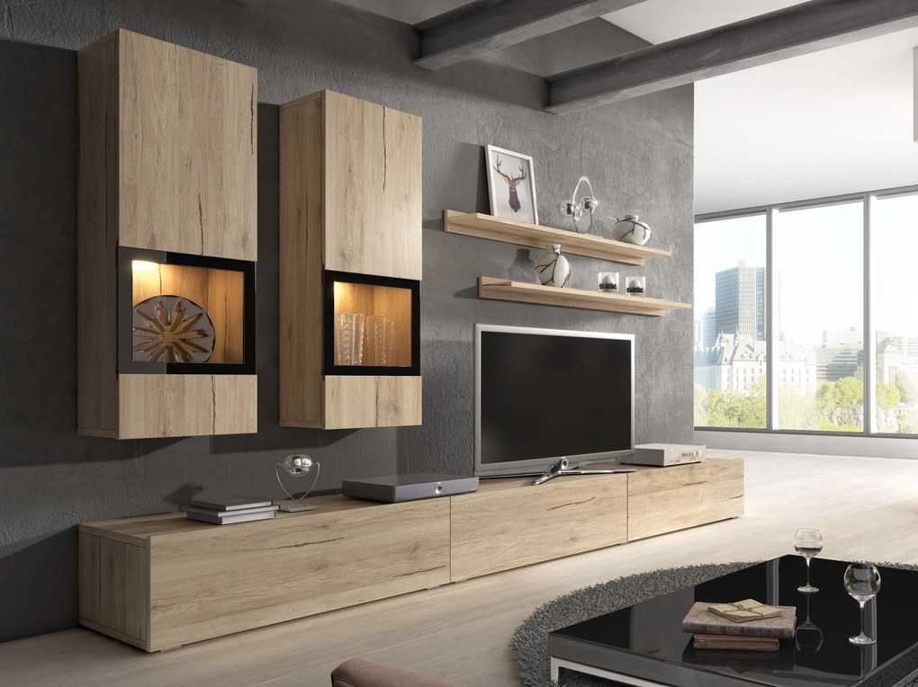 Комплект за хол Bristol - дъб