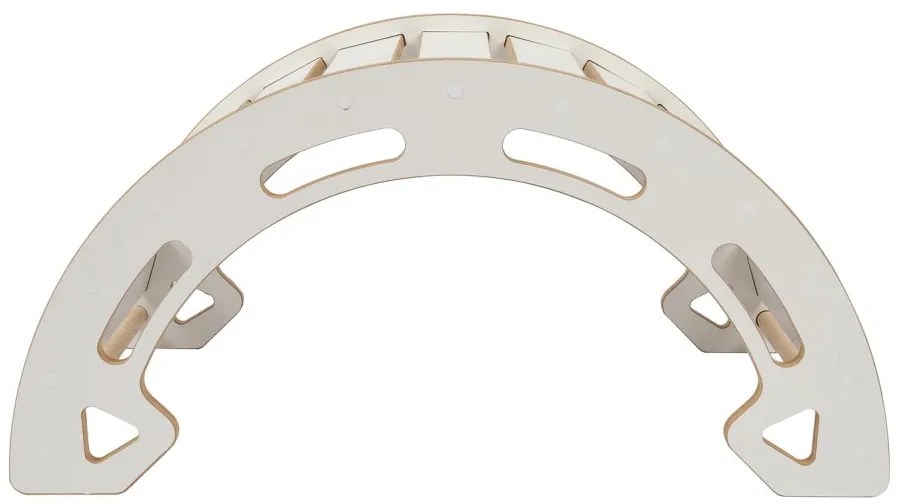 Монтесори люлка за равновесие, изработена от естествено дърво