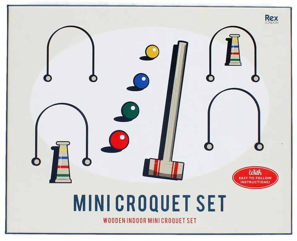 Крокет на маса Mini Croquet Set – Rex London