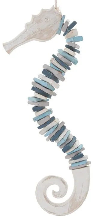 Дървена декорация за стена 22x55 cm Sea Horse – Mauro Ferretti