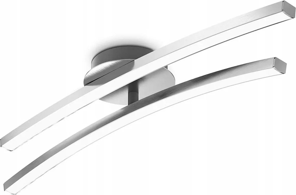 LED таванно осветително тяло 2xLED/6W/230V лъскав хром