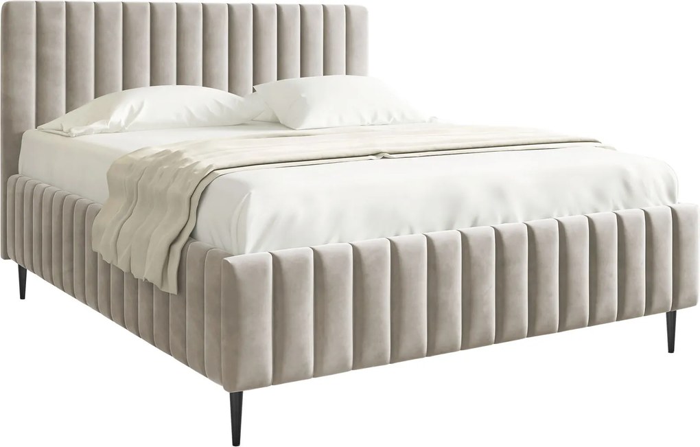 Тапицирано легло Lewezo-Бежово-180 x 200