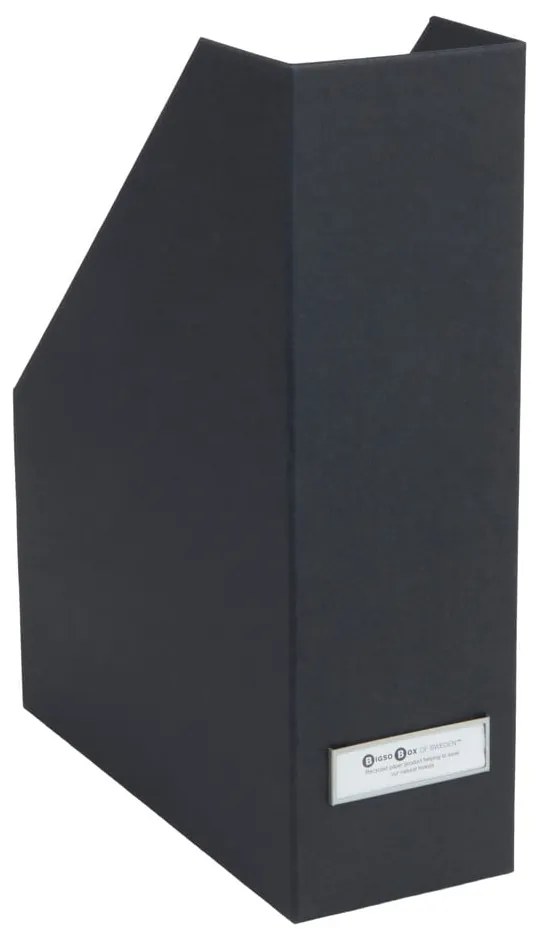 Тъмно сив органайзер за документи Viktoria - Bigso Box of Sweden