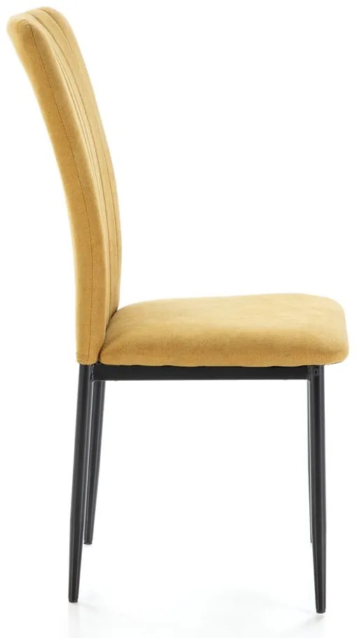 Трапезни столове в комплект от 4 бр. горчица Holly – Marckeric